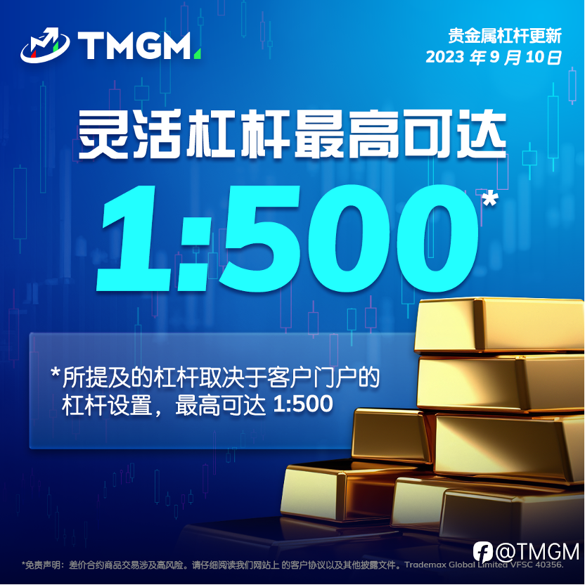 黄金投资如此轻松！TMGM再次调高黄金杠杆比！